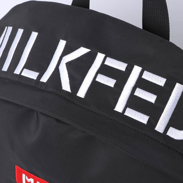 MILKFED. ミルクフェド リュック トップロゴ エンブロイデリー