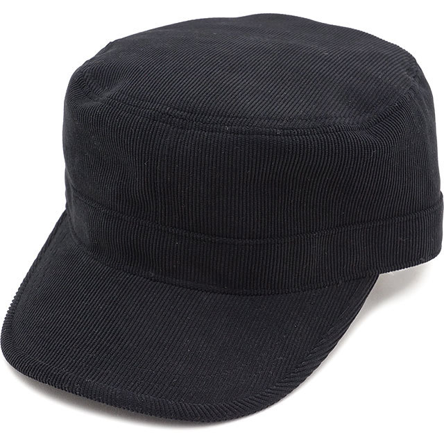 CA4LA カシラ GAO CAP 黒 コーデュロイ CA4LA カシラ コーデュロイ ワークキャップ WASHABLE BASIC