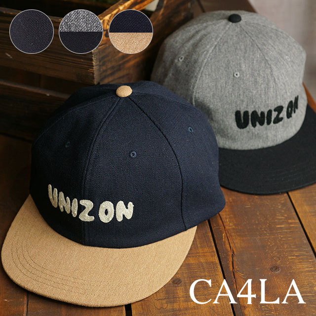 カシラ CA4LA ベースボールキャップ UNIZON CAP ZKN02181 FW21 メンズ