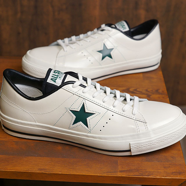 コンバース　ワンスター　ローカット　メンズスニーカー　ホワイト/グリーン 楽天市場】○○ コンバース ワンスター レザー CONVERSE ONE
