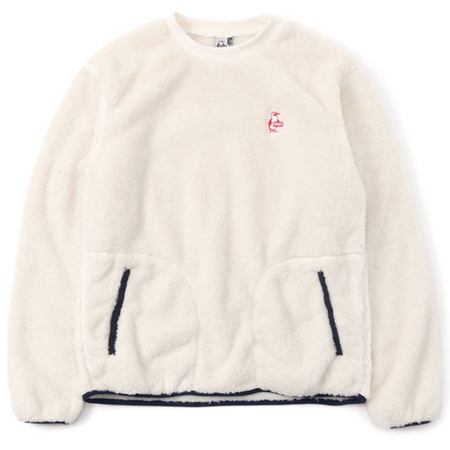 CHUMS（チャムス） メンズ エルモフリース クルートップ M Elmo Fleece