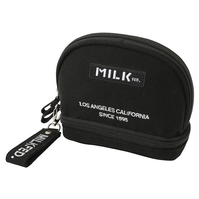 フェイラー　保冷ポーチ　(ミルク等) MILKFED. ミルクフェド エンブロイデッドバー コスメポーチ