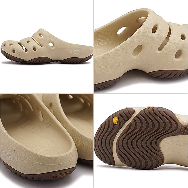 KEEN 24cmスポーツサンダル ベージュ 編み込みデザイン - メルカリ