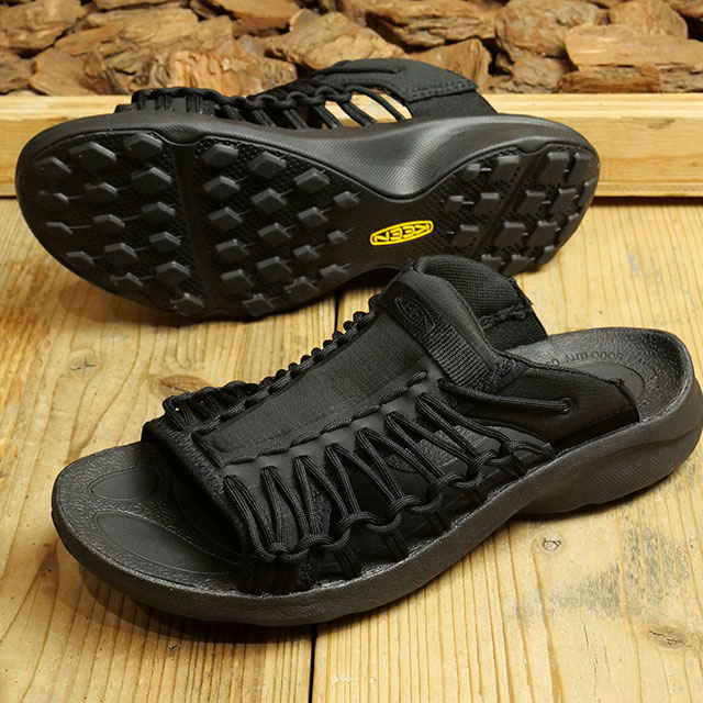 返品交換送料無料 キーン KEEN ユニーク スニーク スライド レディース サンダル 1026077 SS22 W UNEEK SNK SLIDE アウトドア Black Black 黒 ブラック系｜mischiefstyle｜08