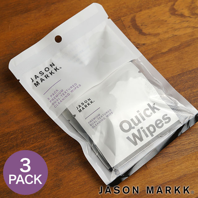 ジェイソンマーク JASON MARKK クイックワイプ 3パック スニーカークリーナー 130210 FW21 Quick Wipe 3 Pack  使い捨てクリーナー 汚れ落とし 靴ケア用品 :10070873:SHOETIME - 通販 - Yahoo!ショッピング