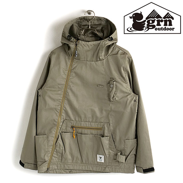 grn outdoor ジャケット シュラフ キャンプ Lサイズ grn outdoor メンズ アウター アウトドア HIASOBI CAMPER JACKET 全4色