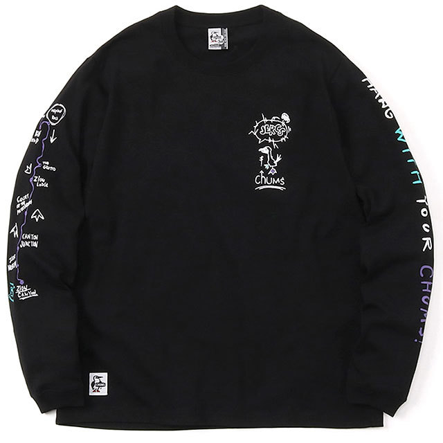 CHUMS Tシャツ&ロンTセット M Animals Pocket L/S T-Shirt/アニマルズポケットロングスリーブT