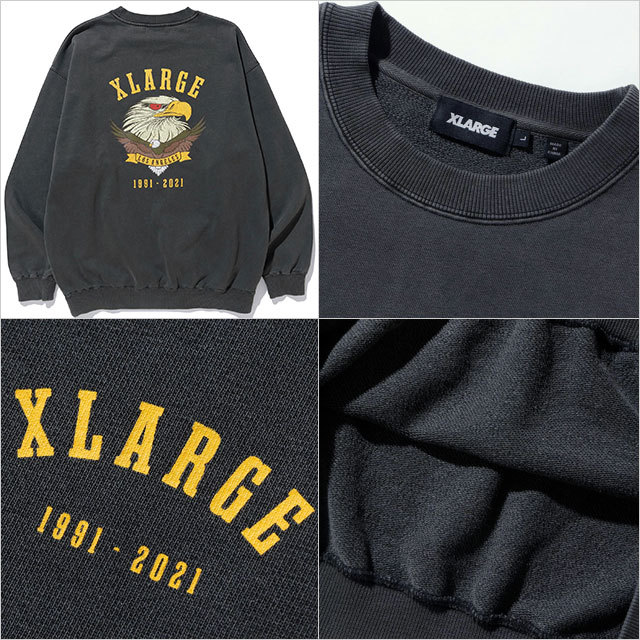 【即完売モデル】エクストララージ☆センターパイルロゴ スウェット☆美品 787 XLARGE - 【大人気モデル】XLARGE スウェットL パイル地ロゴ