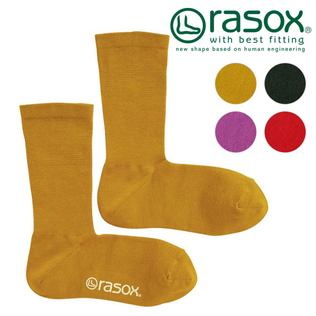 ラソックス rasox エコフィール・クルー BA220CR02 SS22 メンズ・レディース 靴下 日本製 クルーソックス｜mischiefstyle｜06