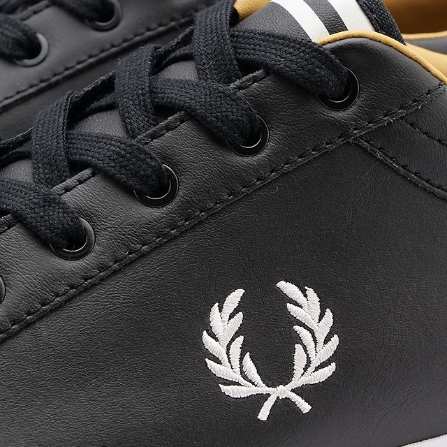 フレッドペリー FRED PERRY ベースラインレザー スニーカー B1228-102 SS22Q2 BASELINE LEATHER  メンズ・レディース 靴 BLACK 黒 ブラック系 : 10072382 : SHOETIME - 通販 - Yahoo!ショッピング