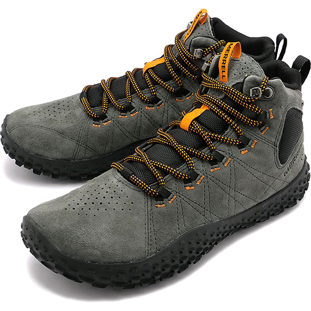 MERRELL Wraptハイキングシューズ パープル【23,5cm】ベアフット メレル 防水 靴 レディース スニーカー ラプト ミッド