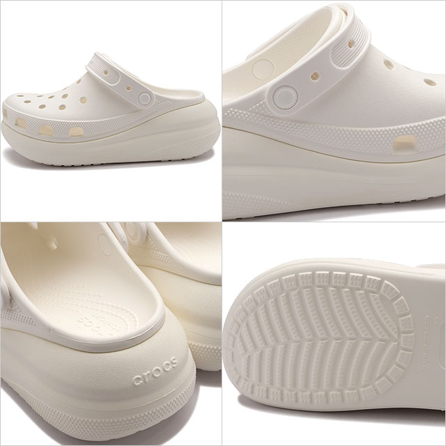 クロックス クラッシュ クロッグ / ホワイト 207521-100 楽天市場】CROCS CRUSH CLOG WHITE 207521-100 クロックス