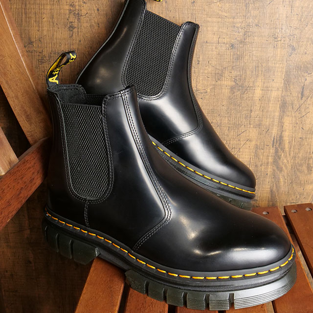 ドクターマーチン Dr.Martens メンズ リカード チェルシーブーツ 27834001 FW22 Rikard Chelsea サイドゴアブーツ  Black Polished Smooth :10073698:SHOETIME - 通販 - Yahoo!ショッピング