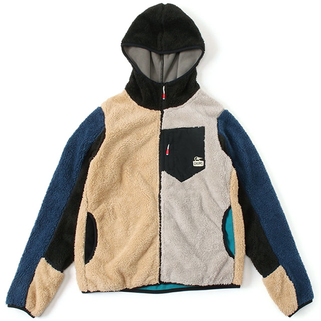 チャムス CHUMS メンズ ボンディングフリースジップパーカー CH04-1279 FW22 M Bonding Fleece Zip Parka アウター フーディー