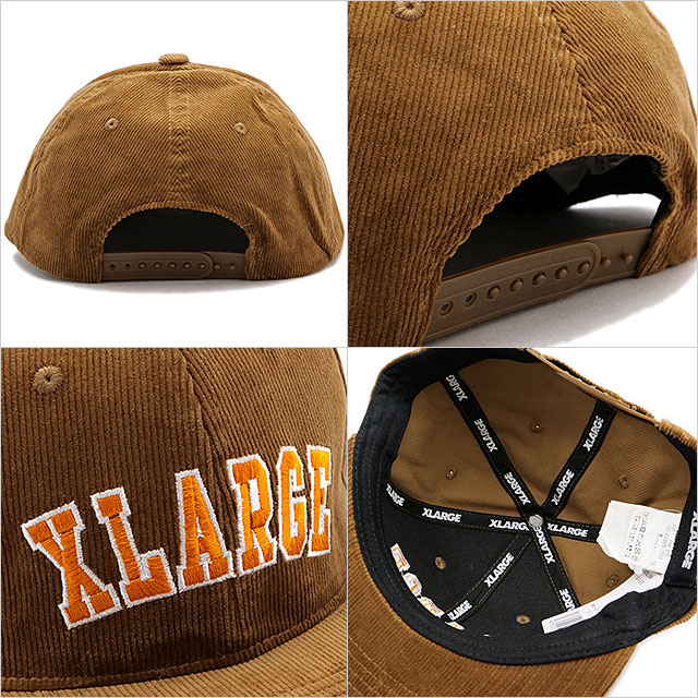 XLARGE（エクストラ ラージ） コーデュロイスナップバックキャップ