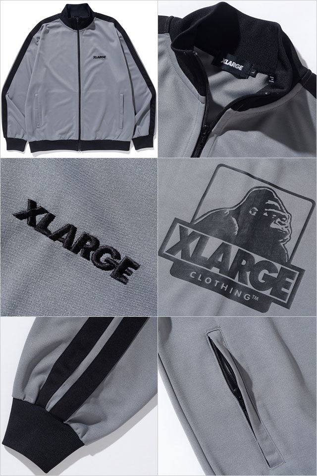 XLARGE グレー トラックジャケット XLARGE エクストララージ ジャケット OG TRACK JACKET トラック