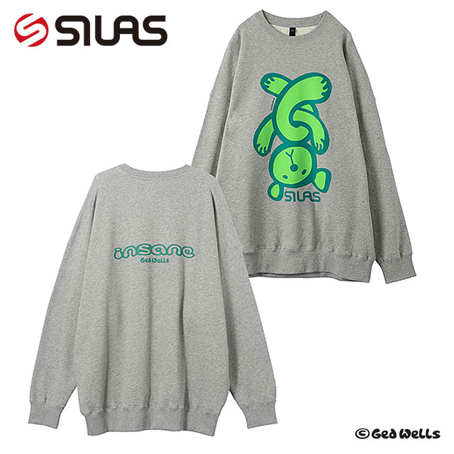 SILAS（サイラス） コラボ メンズ インセン ベアスウェットトップ 