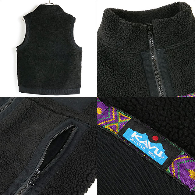 カブー KAVU メンズ ボアベスト 19821105 FW22 Boa Vest アウトドア