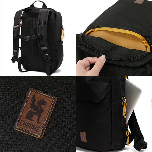 CHROME (クローム) BG345 RUCKAS BACKPACK 14L ラッカス バックパック BLACK CH322 SIMPLE MESSENGER BAG(シンプル メッセンジャー) | クローム