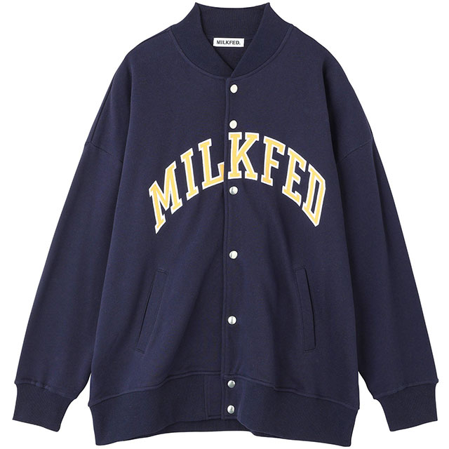 ミルクフェド MILKFED. レディース ロゴ スウェットジャケット