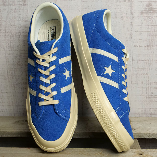 コンバース CONVERSE スニーカー スター＆バーズ US スエード 35200500 SS23 STAR&BARS US SUEDE  メンズ・レディース ビンテージブルー