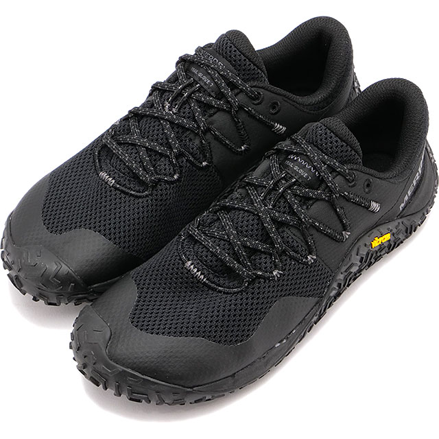 メレル MERRELL レディース トレイル グローブ 7 J037336 SS23 W TRAIL GLOVE 7 靴 トレイルランニング ベアフットシューズ スニーカー BLACK BLACK｜mischiefstyle