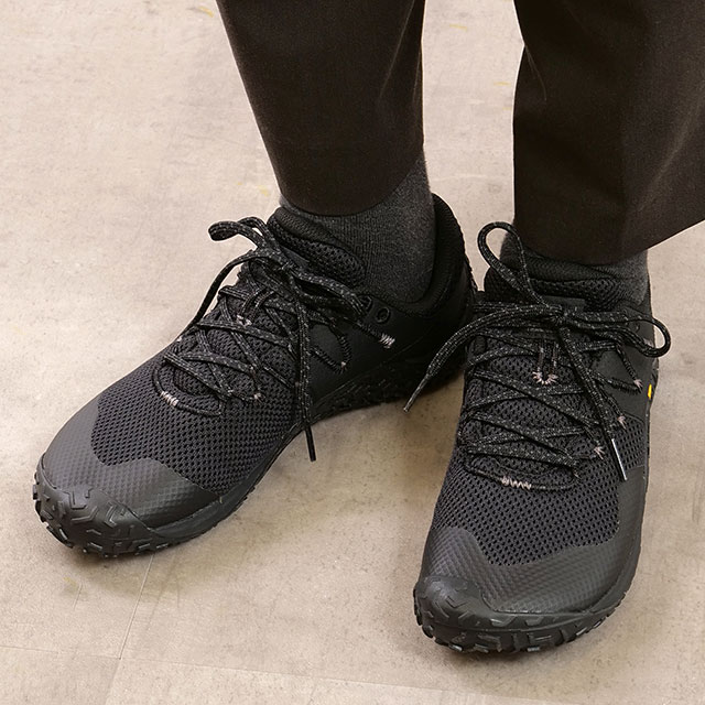 MERRELL ブラック ランニングシューズ MERRELL メレル スニーカー トレイルランニング シューズ