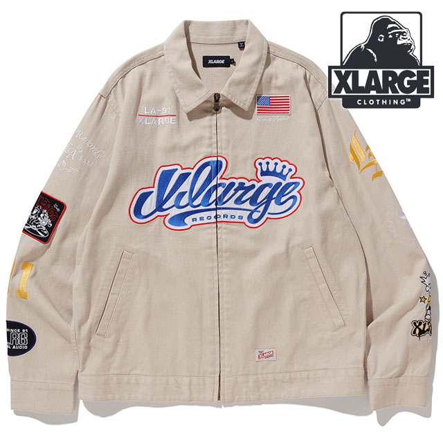 XLARGE ジャケット XLARGE（エクストラ ラージ） メンズ レコーズ ワークジャケット