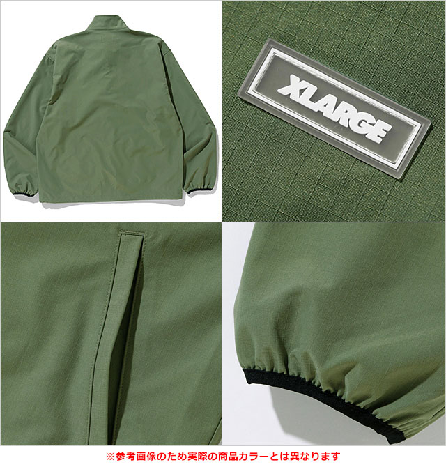 エクストララージ XLARGE メンズ ハーフジップジャケット 101231021007 SS23 HALF ZIP UP JACKET トップス アウター ブルゾン x-large エックスラージ BLACK | XLARGE | 02