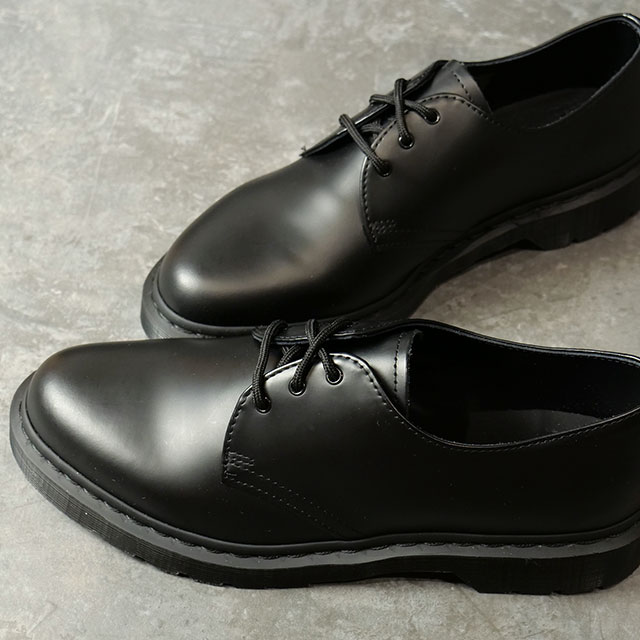 BTS ON:E フルセット 3点 ドクターマーチン CORE 1461 MONO 3 EYELET SHOE BLACK 14345001