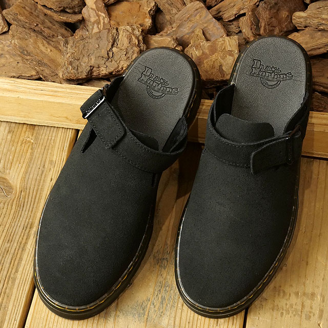 ドクターマーチン Dr.Martens カールソン 27410001 Carlson メンズ・レディース サンダル ミュール Black E H Suede Mb :10074975:SHOETIME