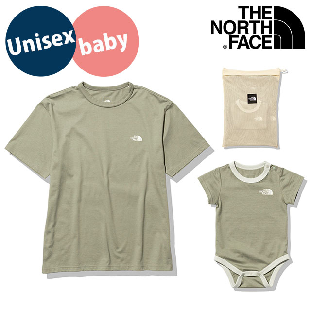 【THE NORTH FACE】親子お揃いTシャツ＆ロンパースセット THE NORTH FACE ザ ノースフェイス 親子セット CR ショート