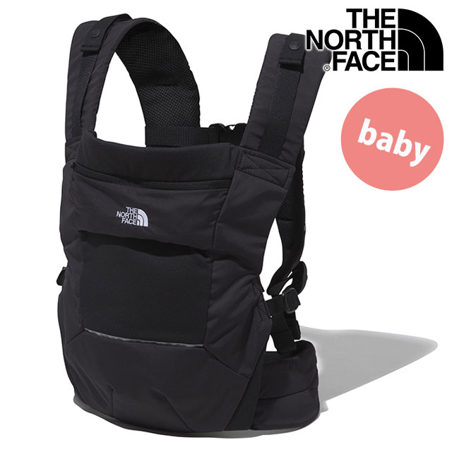 ザ ノースフェイス THE NORTH FACE 抱っこ紐 ベビーコンパクトキャリアー NMB82300-K SS23 Baby Compact Carrier TNF 軽量 収納式日よけカバー ブラック