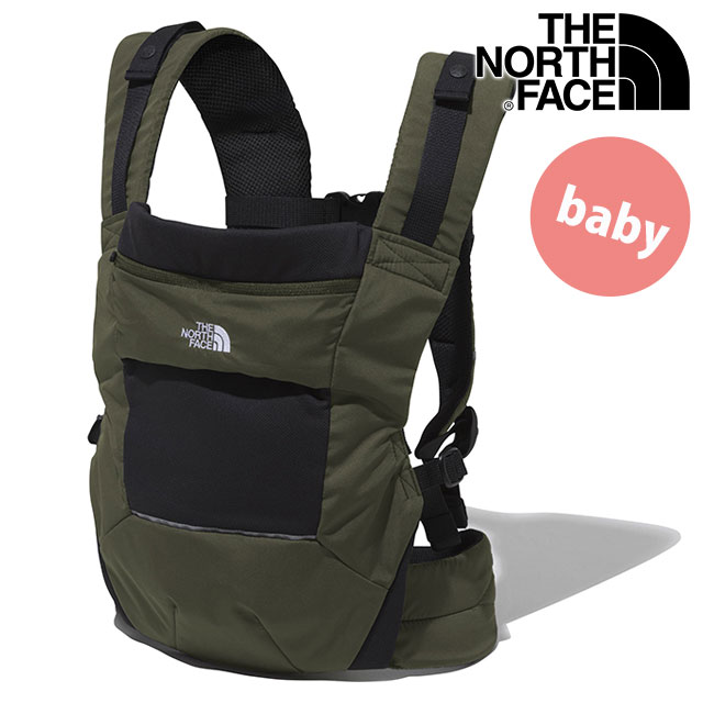 ザ ノースフェイス THE NORTH FACE 抱っこ紐 ベビーコンパクトキャリアー NMB82300-NT SS23 軽量 収納式日よけカバー ニュートープグリーン