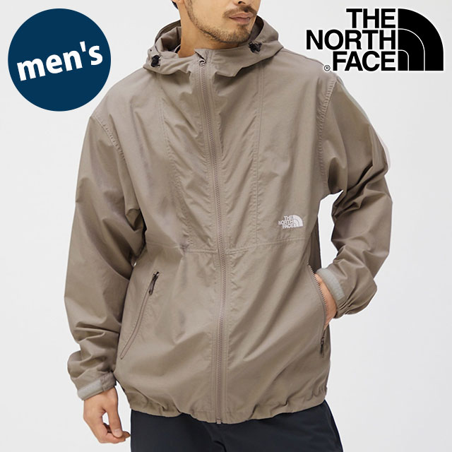 ザ ノースフェイス THE NORTH FACE メンズ コンパクトジャケット NP72230-MN SS23 撥水 パッカブル ナイロンジャケット マウンテンパーカー ミネラルグレー