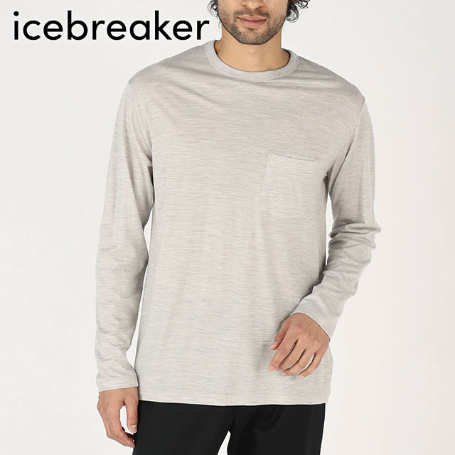 icebreaker（アイスブレーカー） メンズ U150 ロングスリーブポケット