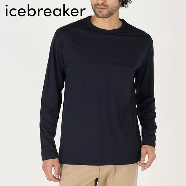 icebreaker（アイスブレーカー） メンズ U150 ロングスリーブポケット