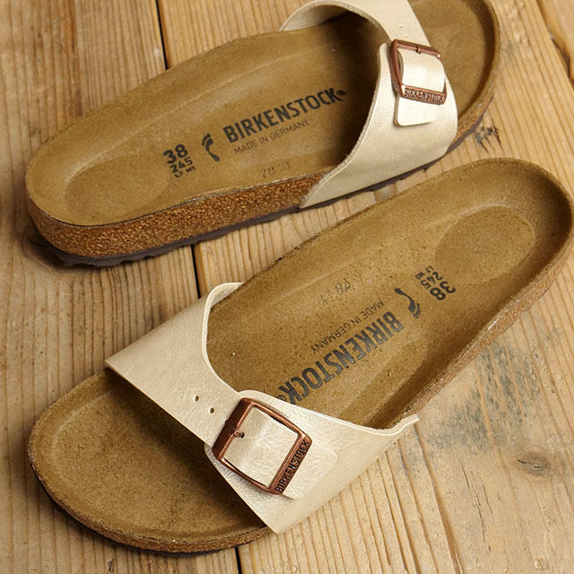 国内正規販売店 ビルケンシュトック BIRKENSTOCK レディース マドリッド ビルコフロー 940153 SS23 MADRID ドイツ製 PEARL WHITE | BIRKO-FLOR｜mischiefstyle