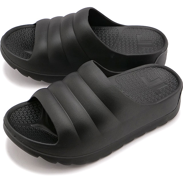 テリック TELIC リカバリーサンダル Wクラウド SS23 W-CLOUD メンズ・レディース 衝撃吸収 厚底ソール Black 黒 ブラック系｜mischiefstyle｜02