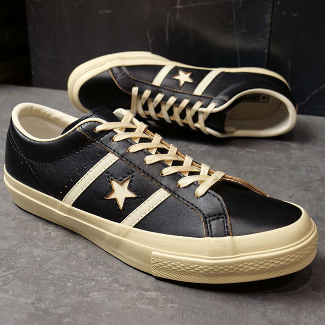 コンバース STAR&BARS US LEATHER （BLACK） 24.5㎝