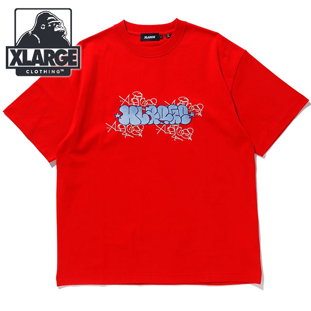 Sofmachine ホームシャツ XLARGE レッド XLARGE（エクストラ ラージ） メンズ スクリブルズ ショートスリーブ T