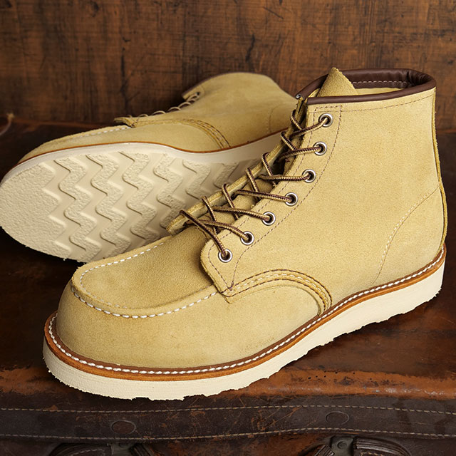 返品交換送料無料 レッドウィング REDWING メンズ 6インチ クラシックモック ＃8833 6 INCH CLASSIC MOC ワークブーツ ホーソーン・アビレーン :10076038:SHOETIME