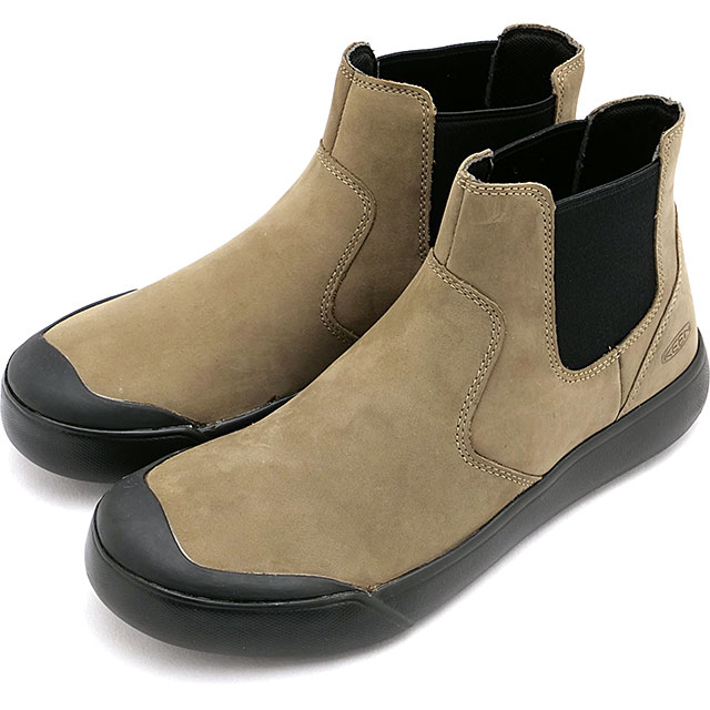 キーン KEEN レディース エレナ チェルシー 1027705 FW23 W ELENA CHELSEA サイドゴアブーツ Plaza Taupe Black｜mischiefstyle｜02