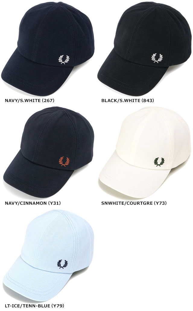 FRED PERRY フレッドペリー ピケ クラシックキャップ HW6726