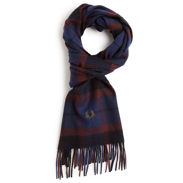 FRED PERRY ギンガムスカーフ スノーホワイト/ブラック セール】Amy Winehouse Scarf／エイミー・ワインハウス スカーフ