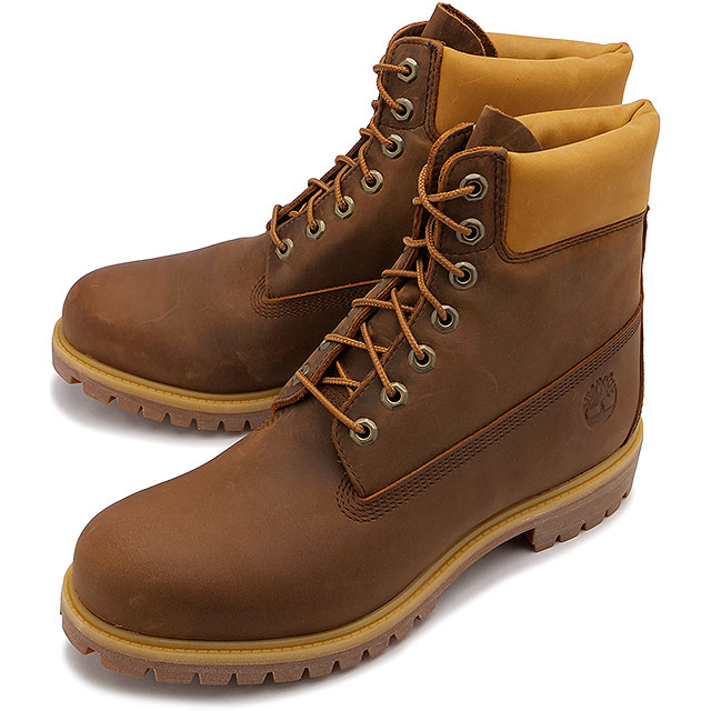 ティンバーランド Timberland メンズ 6インチプレミアムブーツ A628D FW23 6in Premium Boots 防水 ウォータープルーフレザー ヌバック ブラウンレザー｜mischiefstyle｜02