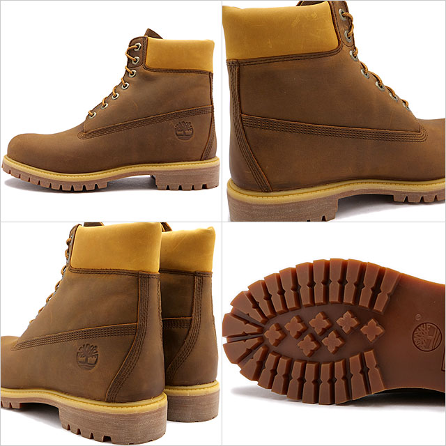 ティンバーランド Timberland メンズ 6インチプレミアムブーツ A628D FW23 6in Premium Boots 防水 ウォータープルーフレザー ヌバック ブラウンレザー｜mischiefstyle｜03