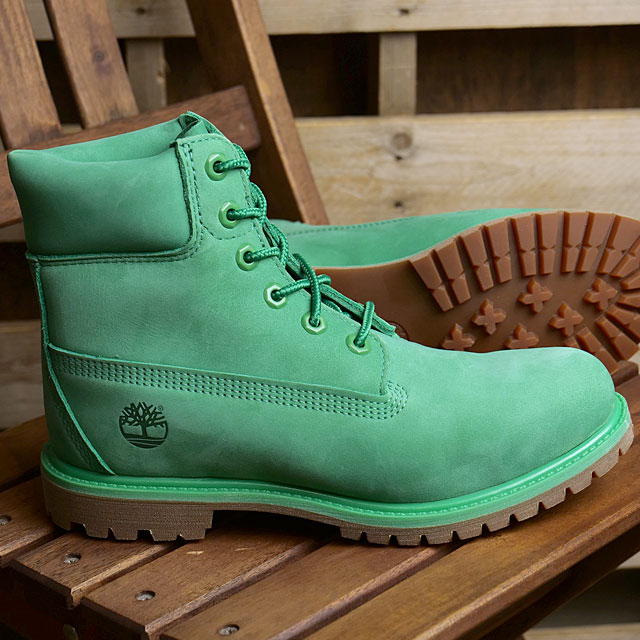 Timberland ミントグリーン ワークブーツ Timberland ティンバーランド レディース 6インチプレミアム