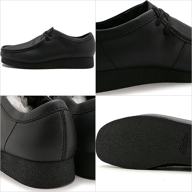 クラークス Clarks メンズ スニーカー ワラビーエヴォ ウォータープルーフ 26173665 26177832 WallabeeEVO WP 靴 モカシン 防水 Black-Leather｜mischiefstyle｜03