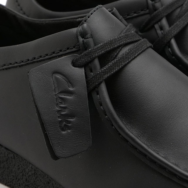 クラークス Clarks メンズ スニーカー ワラビーエヴォ ウォータープルーフ 26173665 26177832 WallabeeEVO WP 靴 モカシン 防水 Black-Leather｜mischiefstyle｜04